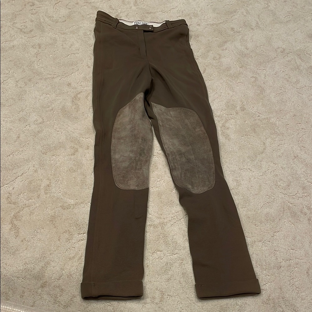Thalian size 26 L Brown Riding Pants with Knee Patches